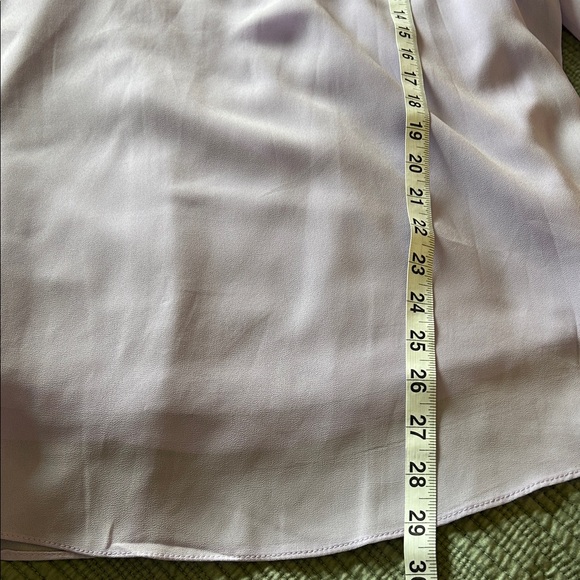 Acevog Lavender Chiffon Women's Blouse - Picture 9 of 9